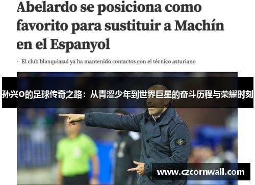 孙兴O的足球传奇之路：从青涩少年到世界巨星的奋斗历程与荣耀时刻