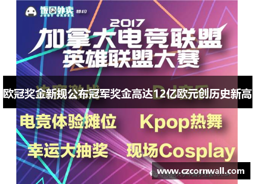 欧冠奖金新规公布冠军奖金高达12亿欧元创历史新高